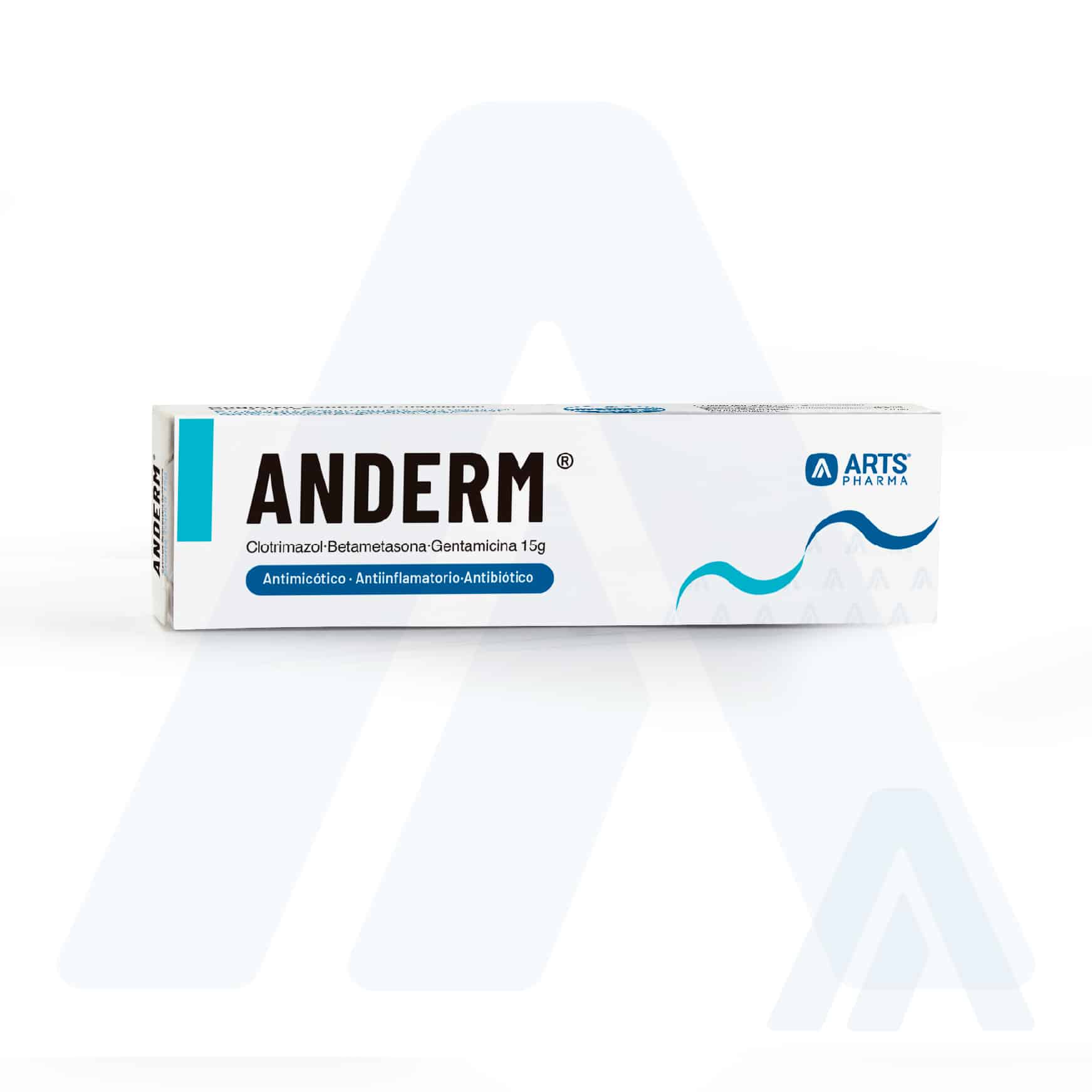 Clotrimazol betametasona gentamicina crema ANDERM Arts Pharma Guatemala -anderm