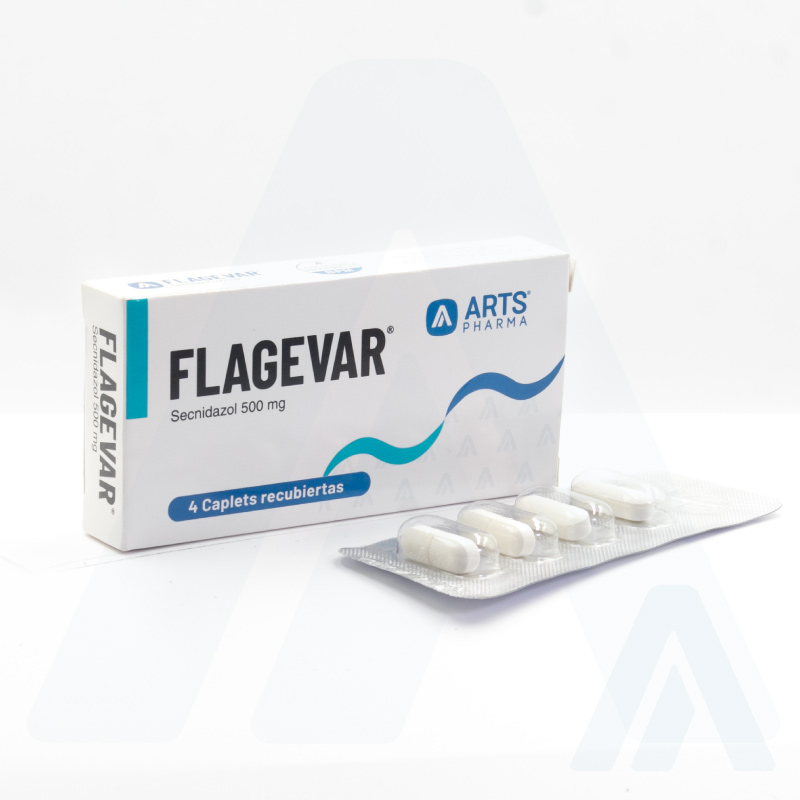 Secnidazol 500 mg tabletas FLAGEVAR Arts Pharma Guatemala