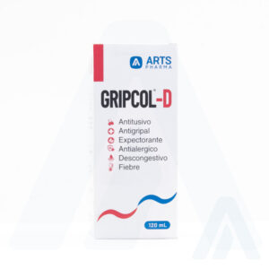 Jarabe gripe tos congestión GRIPCOL-D Arts Pharma Guatemala
