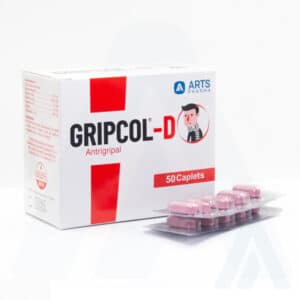 GRIPCOL D - Tabletas - Dextrometorfano + Acetaminofén + Clorfeniramina + Fenilefrina + Cafeína