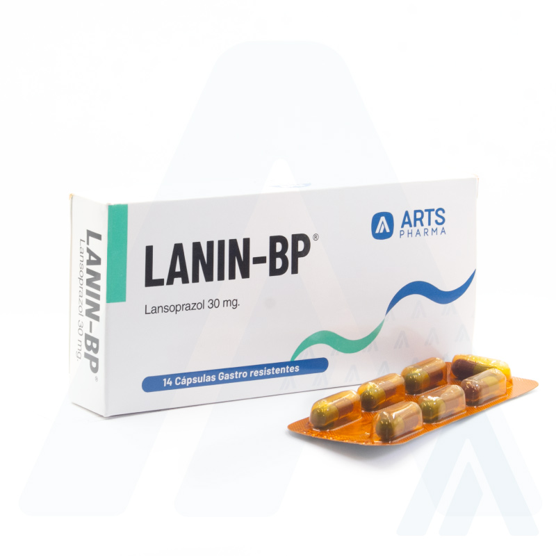 Lanzoprazol 30 mg cápsulas LANIN Arts Pharma Guatemala