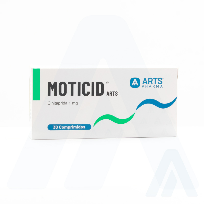 Cinitaprida 1 mg tabletas MOTICID Arts Pharma Guatemala