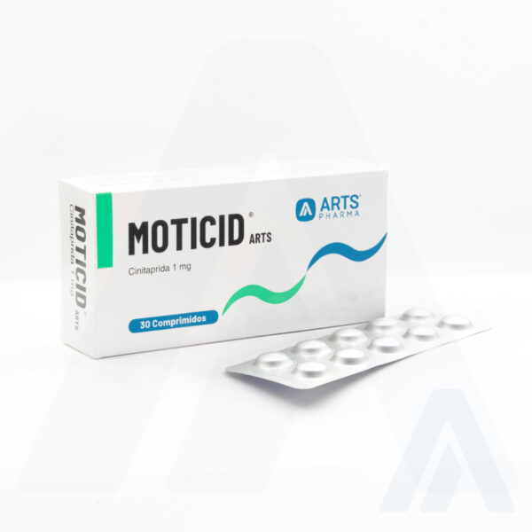 Cinitaprida 1 mg tabletas MOTICID Arts Pharma Guatemala