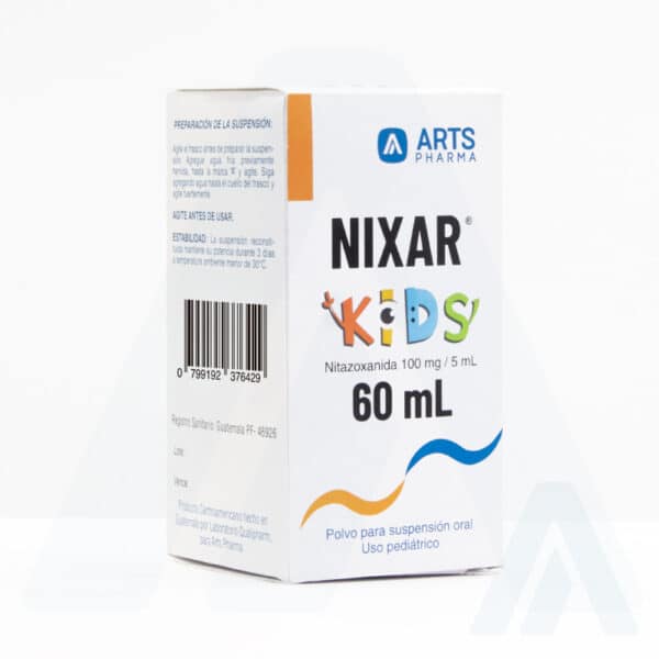 NIXAR Suspensión – Nitazoxanida 100 mg/5mL - Image 2