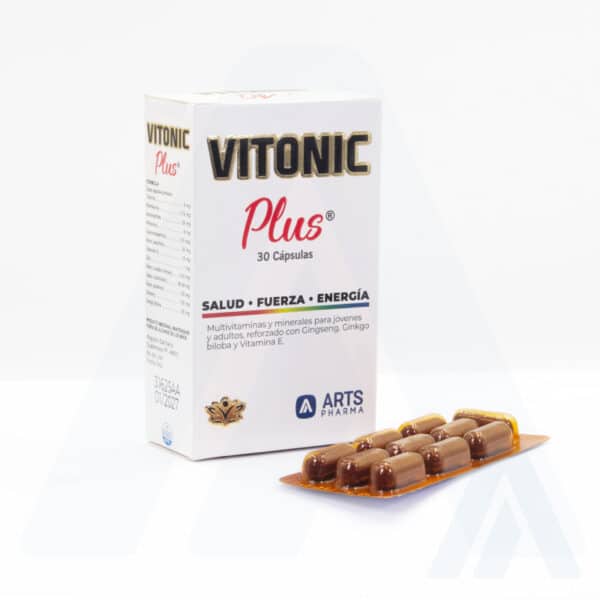 VITONIC PLUS – Multivitaminas + Ginseng + Ginkgo Biloba